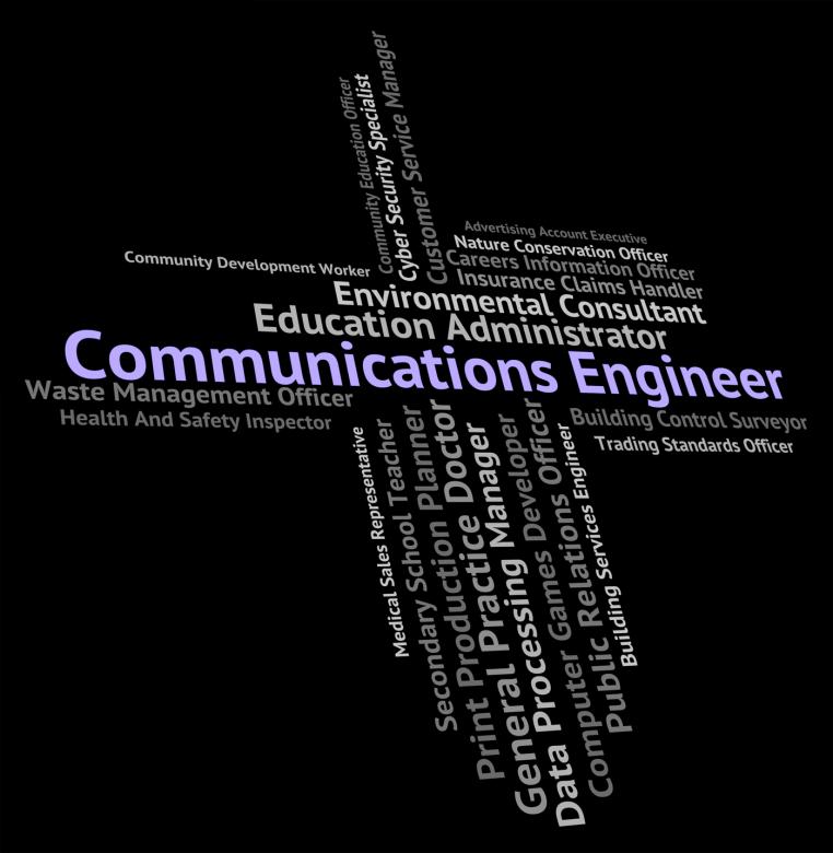 Free stock image of Communications Engineer Represents Jobs Mechanics And Text created by Stuart Miles