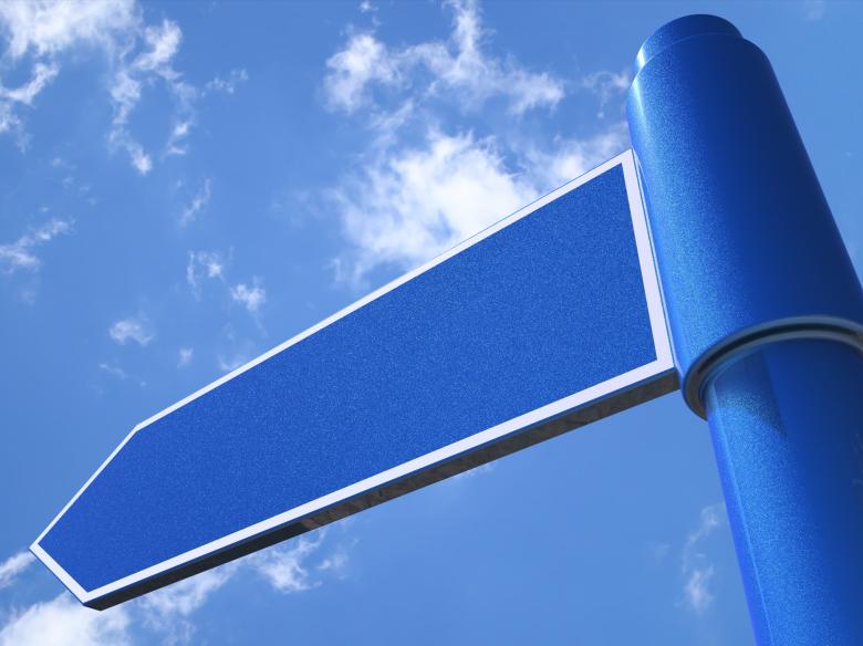 Free stock image of Blank Road Sign Shows Copyspace For Message created by Stuart Miles