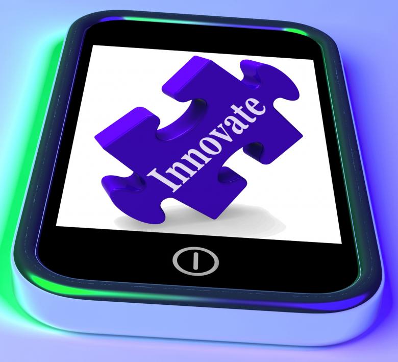 Free stock image of Innovate On Smartphone Showing Creative Ideas created by Stuart Miles