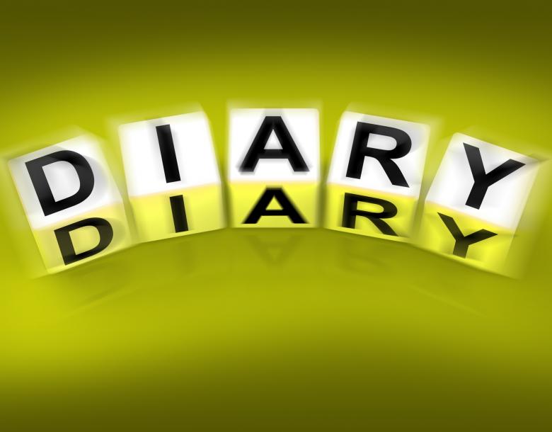 Free stock image of Diary Blocks Displays Journal Blog or Autobiographical Record created by Stuart Miles