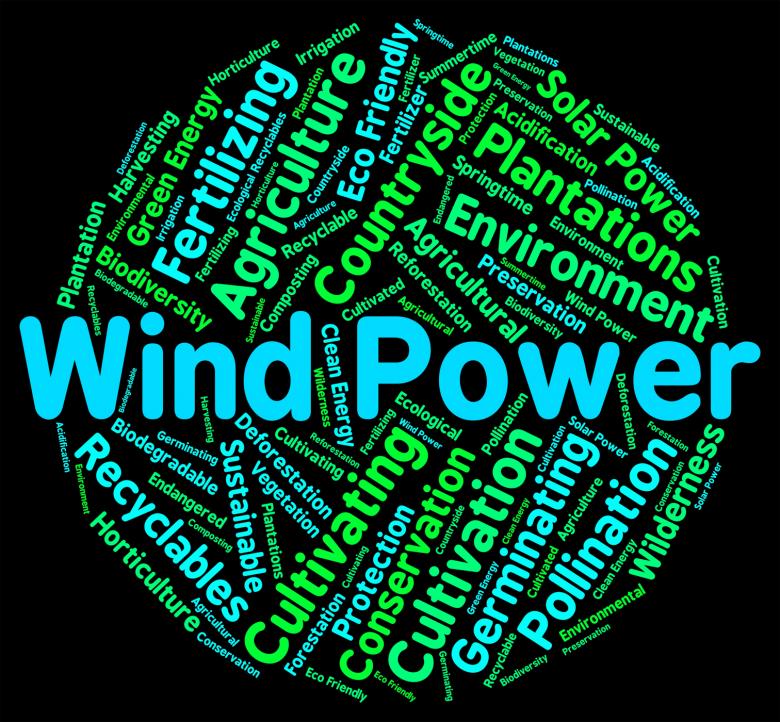 Free stock image of Wind Power Means Renewable Resource And Generate created by Stuart Miles