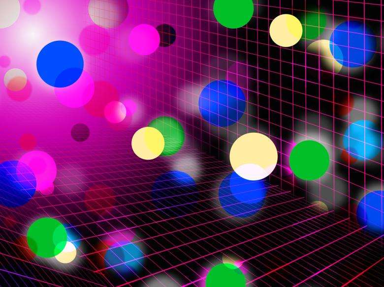 Free stock image of Pink Bubbles Background Shows Circles Grid And Shining created by Stuart Miles
