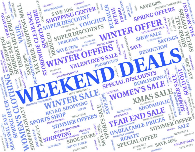 Free stock image of Weekend Deals Indicates Trade Weekends And Word created by Stuart Miles