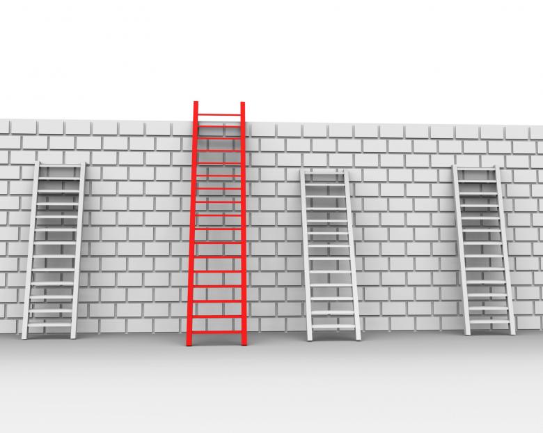 Free stock image of Brick Wall Shows Chalenges Ahead And Brickwall created by Stuart Miles