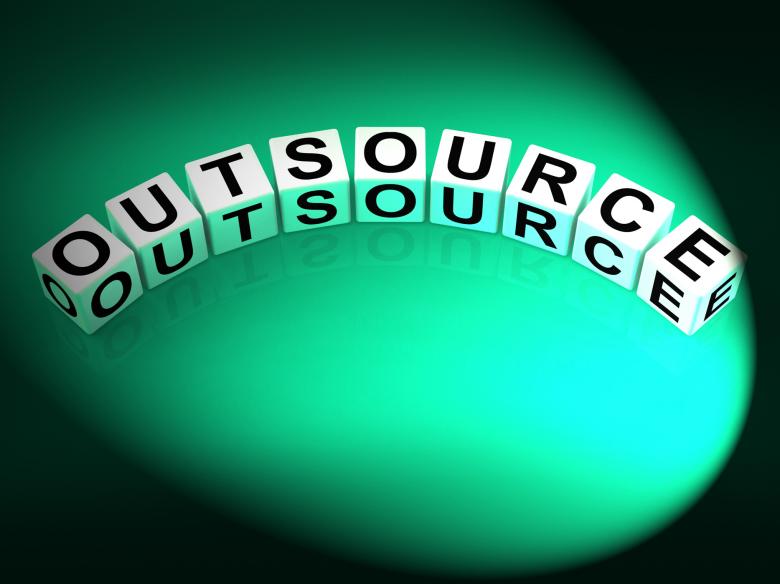 Free stock image of Outsource Dice Show Outsourcing and Contracting Employment created by Stuart Miles