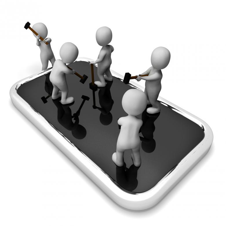 Free stock image of Repair Fix Indicates Mobile Support And Diagnosis 3d Rendering created by Stuart Miles