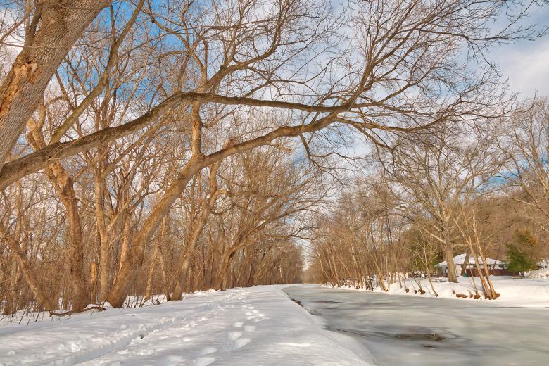 Free stock image of Winter Canal Trail - HDR created by Nicolas Raymond