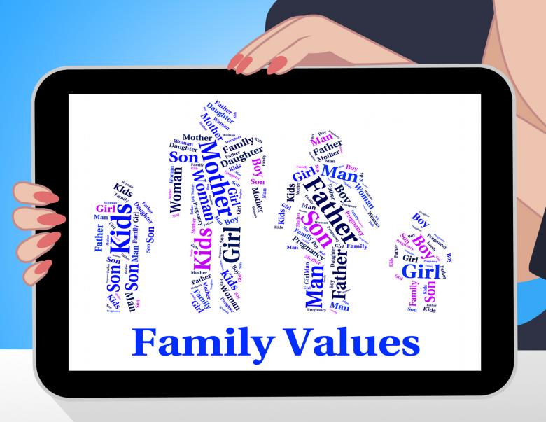 Free stock image of Family Values Shows Blood Relation And Ethics created by Stuart Miles