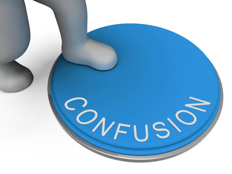 Free stock image of Confusion Button Shows Muddle Unclear And Unsure created by Stuart Miles