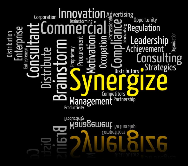 Free stock image of Synergize Word Indicates Working Together And Collaborate created by Stuart Miles