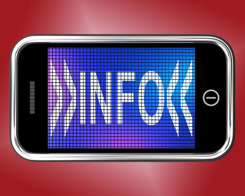 Free stock image of Info On Mobile As Symbol For Information Or Answers created by Stuart Miles