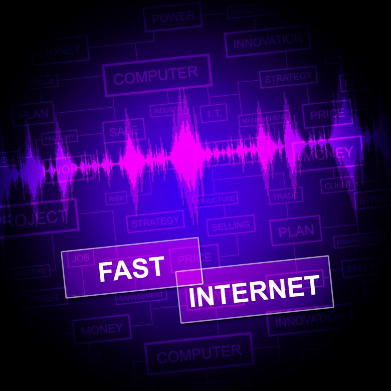 Free stock image of Fast Internet Shows Web Site And Accelerated created by Stuart Miles