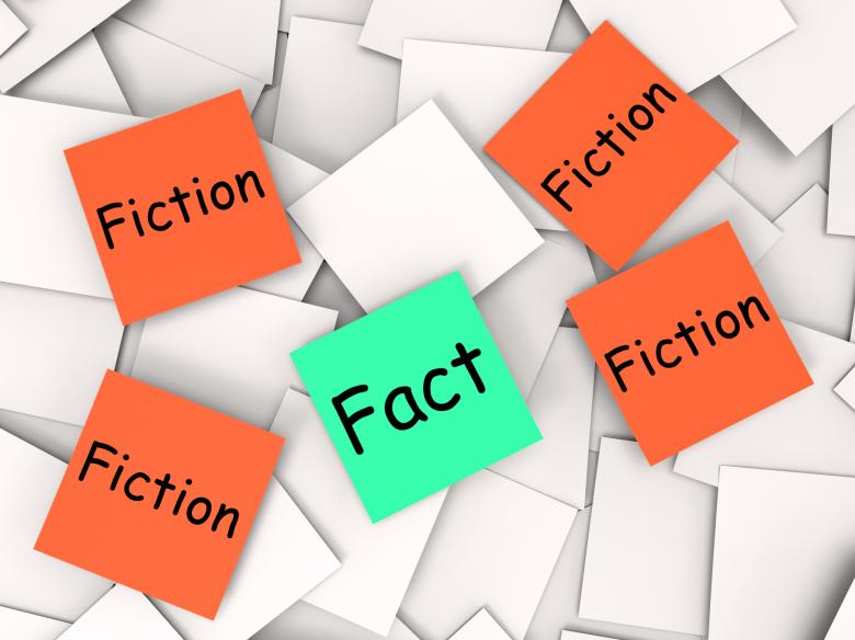 Free stock image of Fact Fiction Post-It Notes Mean Truth Or Myth created by Stuart Miles