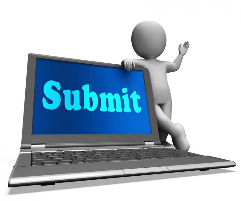 Free stock image of Submit Laptop Shows Submitting Submissions Or Applications created by Stuart Miles