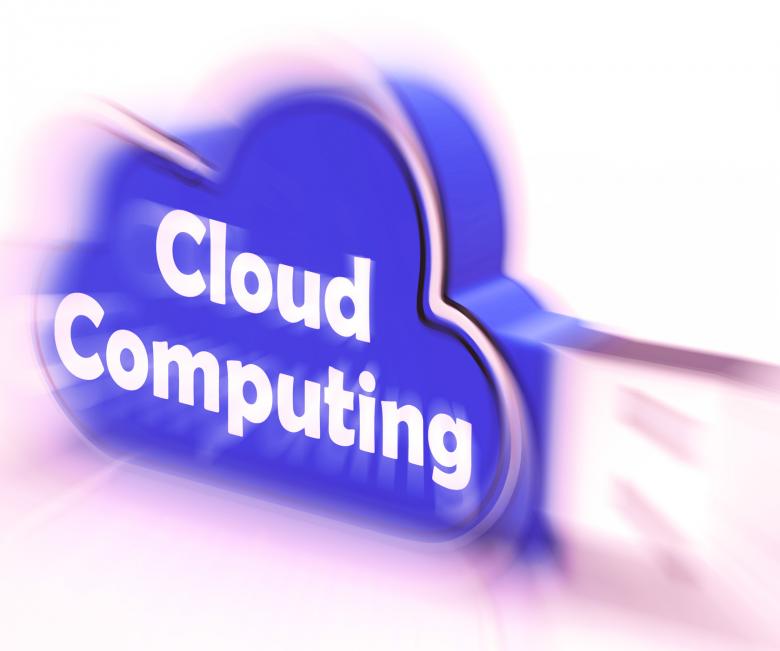Free stock image of Cloud Computing Cloud USB drive Shows Digital Services And Online Back created by Stuart Miles