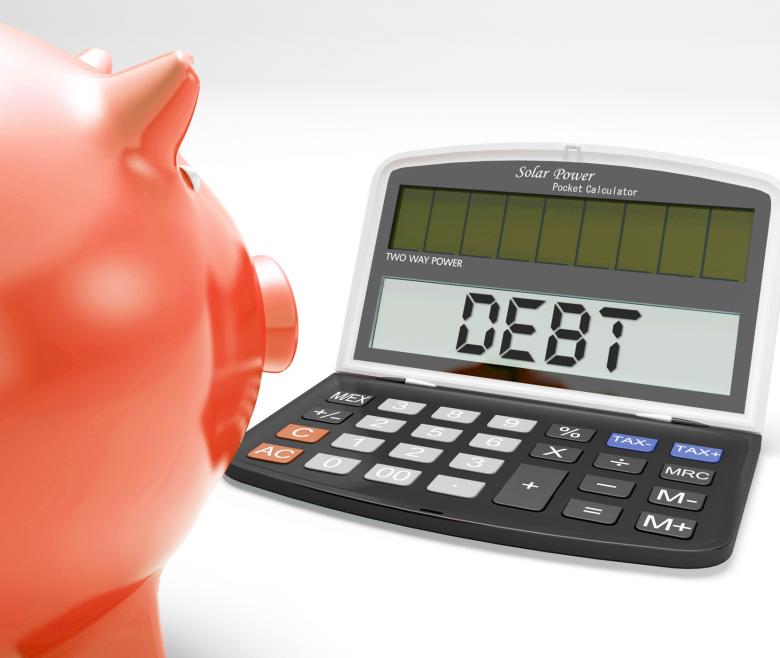 Free stock image of Debt Calculator Shows Credit Arrears Or Liability created by Stuart Miles