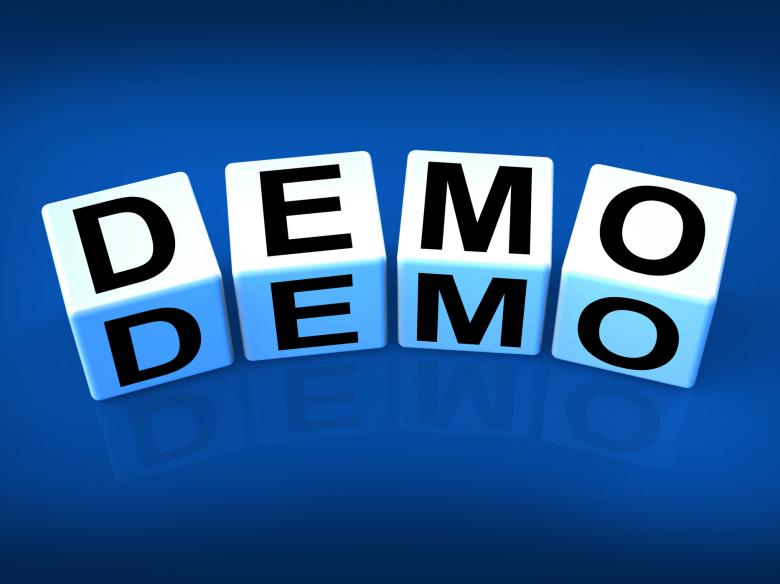 Free stock image of Demo Blocks Indicate Demonstration Test or Try-out a Version created by Stuart Miles