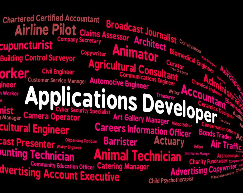 Free stock image of Applications Developer Shows Program Career And Softwares created by Stuart Miles