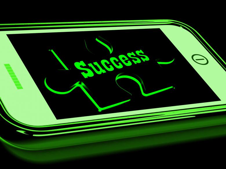Free stock image of Success On Smartphone Shows Progression created by Stuart Miles