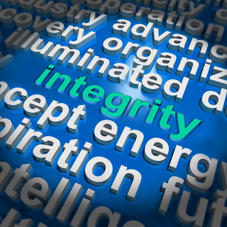 Free stock image of Integrity Word Cloud Shows Honesty Morality And Trust created by Stuart Miles