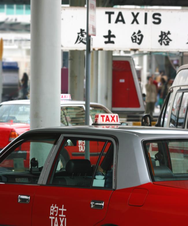Free stock image of Hong Kong Busy Taxi Queue created by Stuart Miles