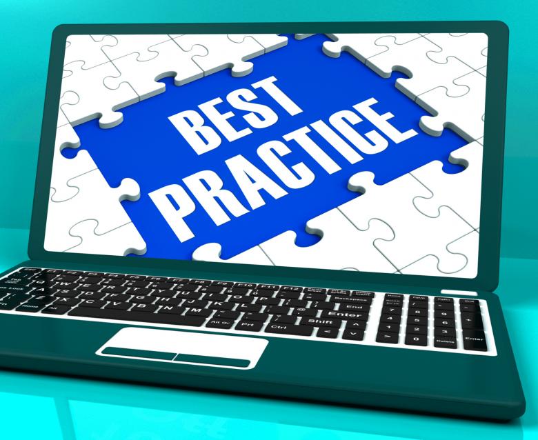 Free stock image of Best Practice On Laptop Showing Successful Practices created by Stuart Miles