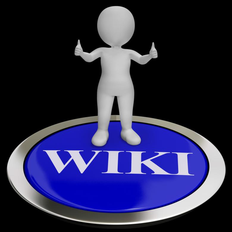 Free stock image of Wiki Button Shows Online Information Or Encyclopedia created by Stuart Miles