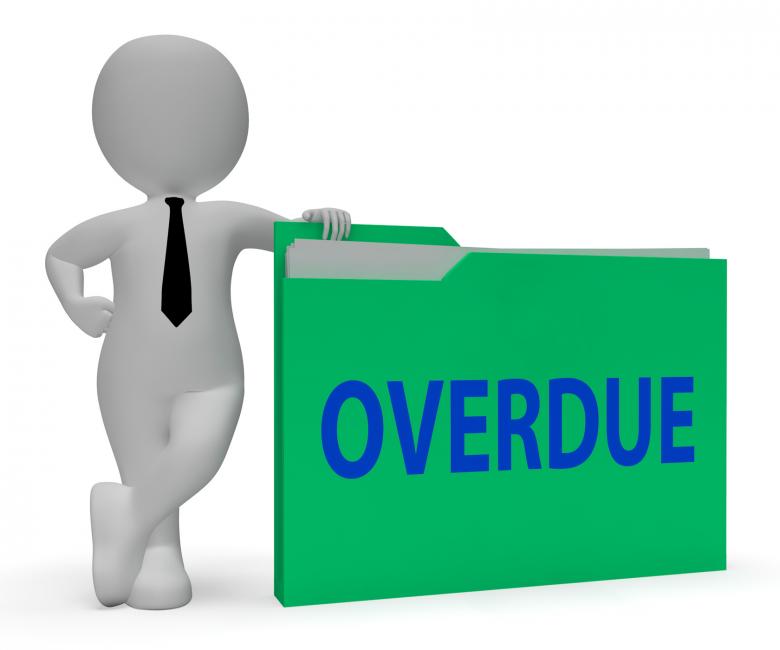Free stock image of Overdue Folder Represents Behind Schedule 3d Rendering created by Stuart Miles