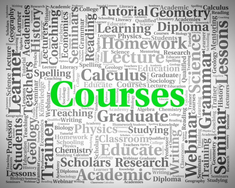 Free stock image of Courses Word Indicates Programme Words And Syllabus created by Stuart Miles