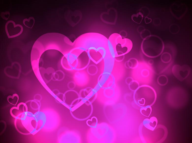 Free stock image of Bokeh Heart Represents Valentines Day And Backgrounds created by Stuart Miles