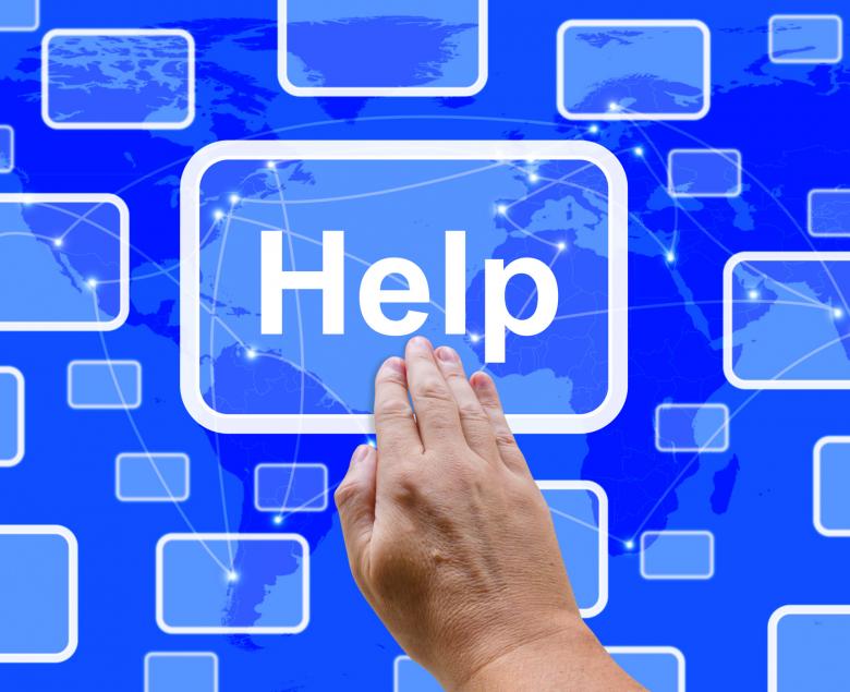 Free stock image of Help Button Showing Assistance Support And Answers created by Stuart Miles