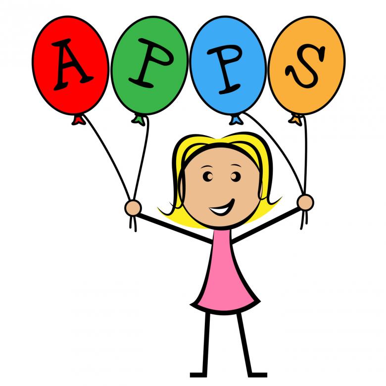 Free stock image of Apps Balloons Represents Application Software And Kids created by Stuart Miles