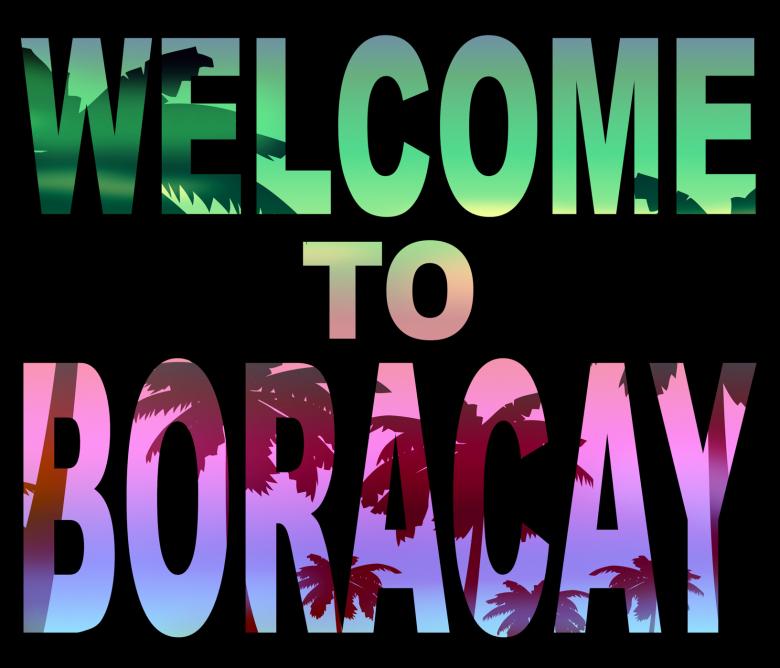 Free stock image of Welcome To Boracay Means Beach Vacations And Hello created by Stuart Miles