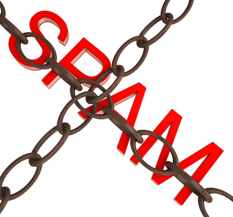 Free stock image of Chained Spam Shows Mailbox Security created by Stuart Miles