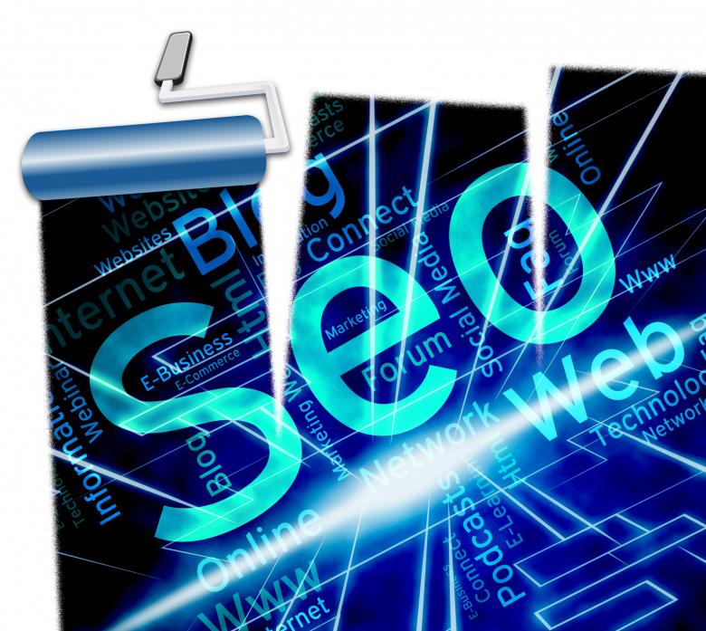 Free stock image of Online Seo Shows Website Optimization 3d Illustration created by Stuart Miles