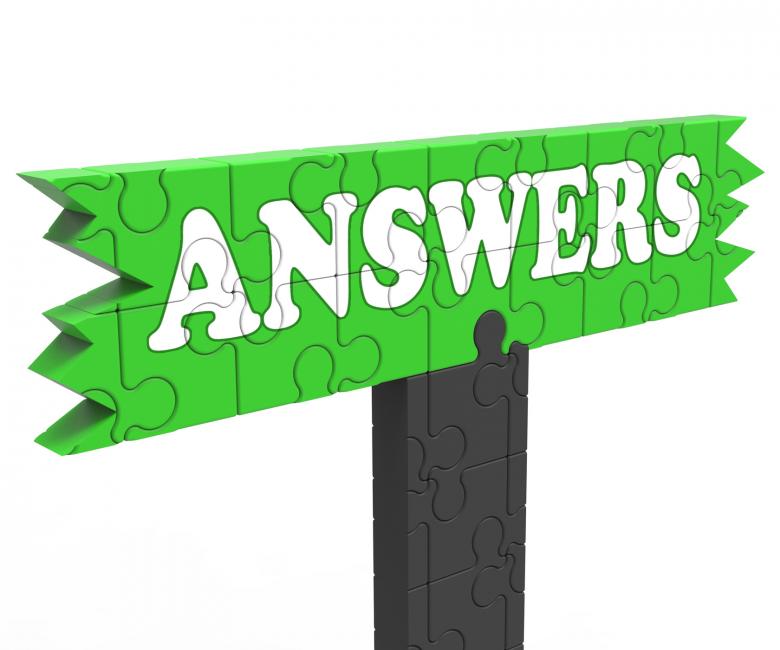 Free stock image of Answer Shows Information Solving Problem Question created by Stuart Miles