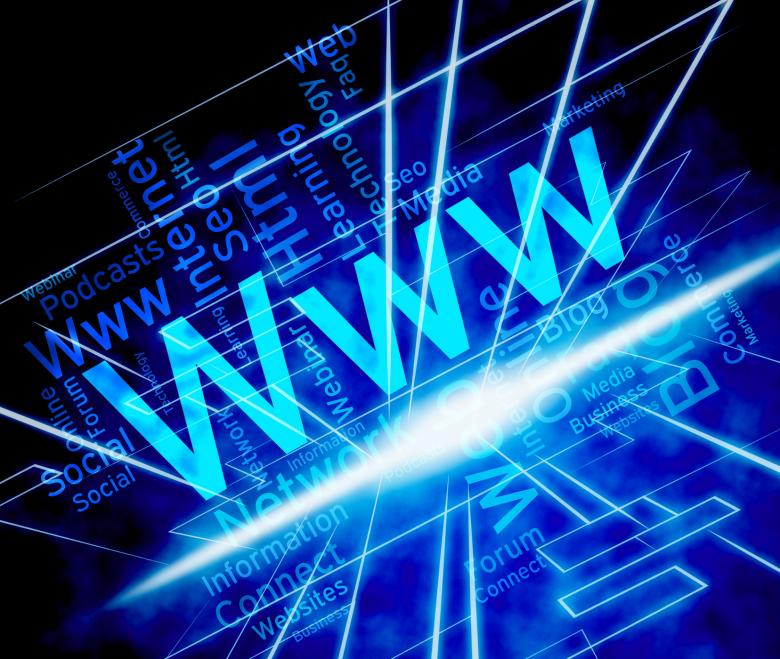 Free stock image of Www Word Means World Wide Web And Internet created by Stuart Miles