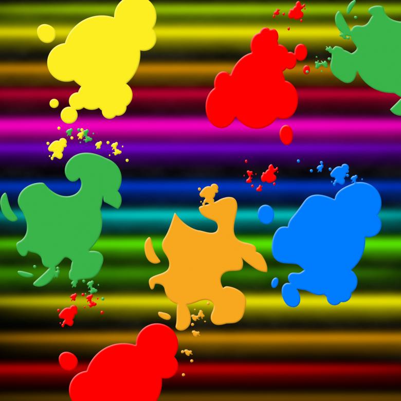 Free stock image of Colors Paint Shows Splashed Background And Splashing created by Stuart Miles