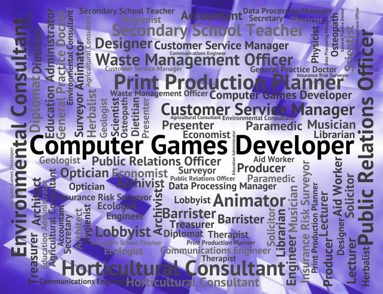 Free stock image of Computer Games Developer Shows Play Time And Communication created by Stuart Miles