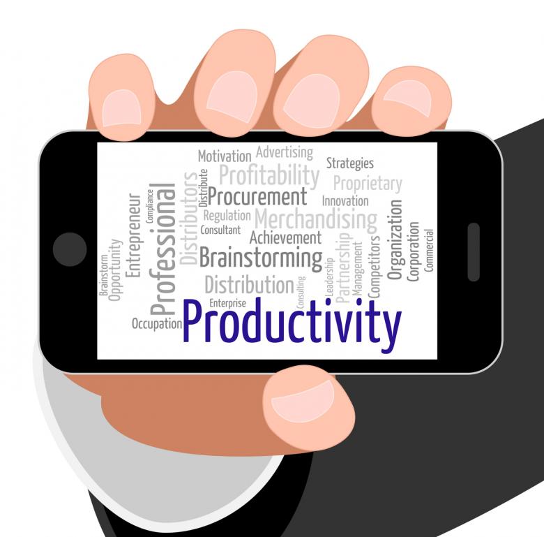 Free stock image of Productivity Word Means Effectivity Efficient And Text created by Stuart Miles