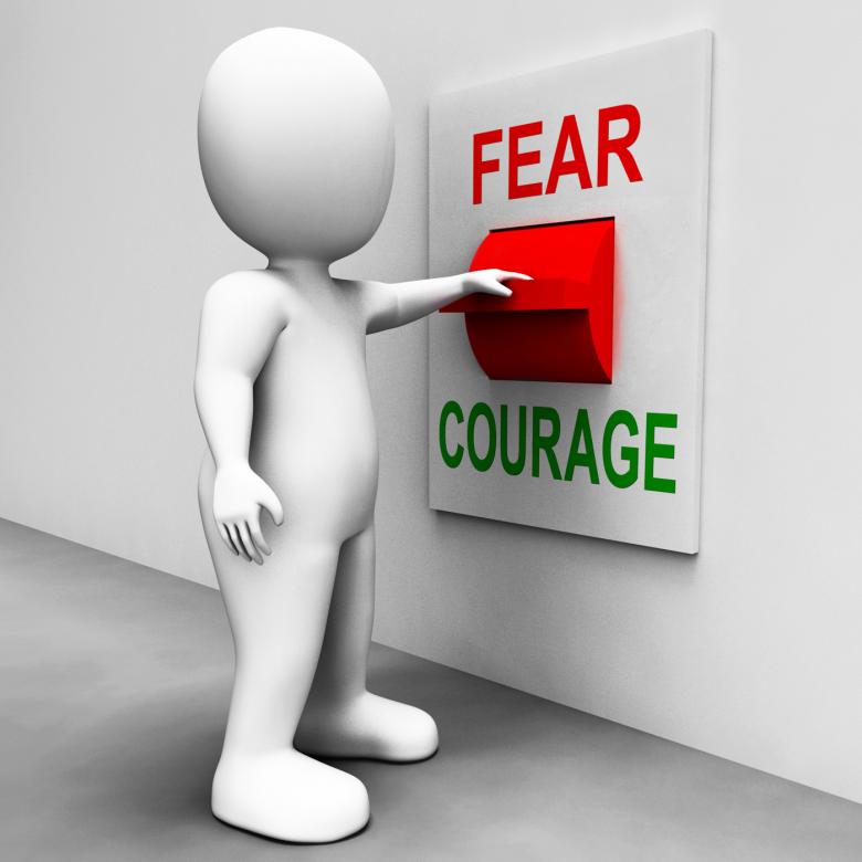 Free stock image of Courage Fear Switch Shows Afraid Or Bold created by Stuart Miles