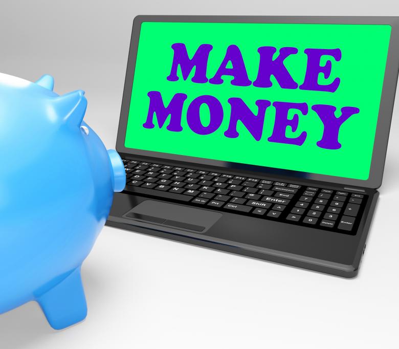 Free stock image of Make Money Laptop Means Accumulating Wealth And Prosperity created by Stuart Miles