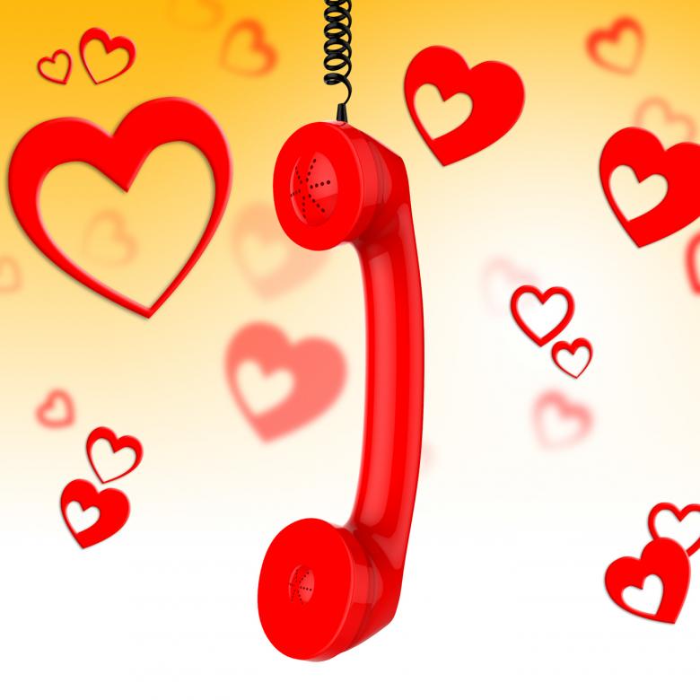 Free stock image of Romantic Call Represents Conversation Fondness And Discussion created by Stuart Miles
