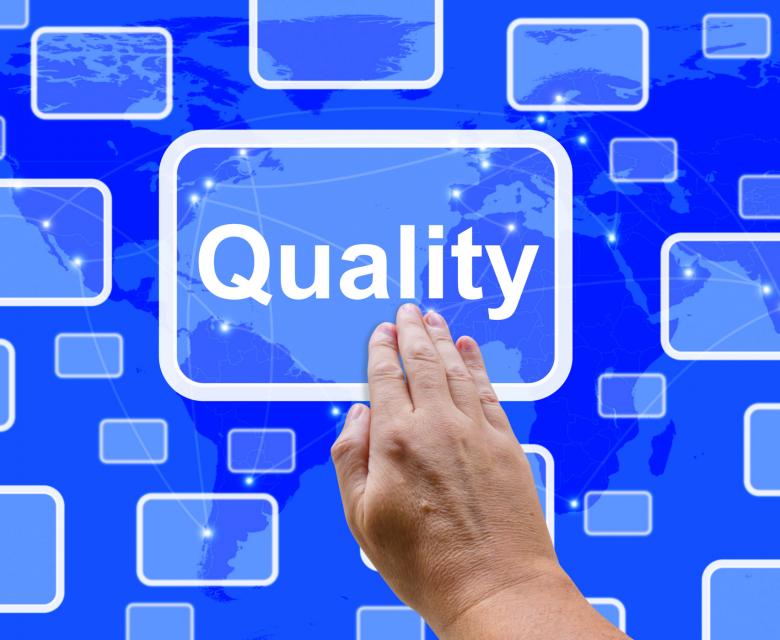 Free stock image of Quality Button On Screen Representing Excellent Service Or Products created by Stuart Miles