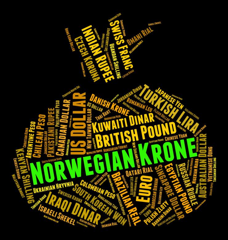 Free stock image of Norwegian Krone Shows Worldwide Trading And Foreign created by Stuart Miles
