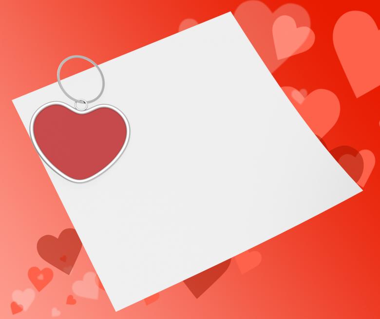 Free stock image of Heart Clip On Note Means Affection Note Or Love Message created by Stuart Miles