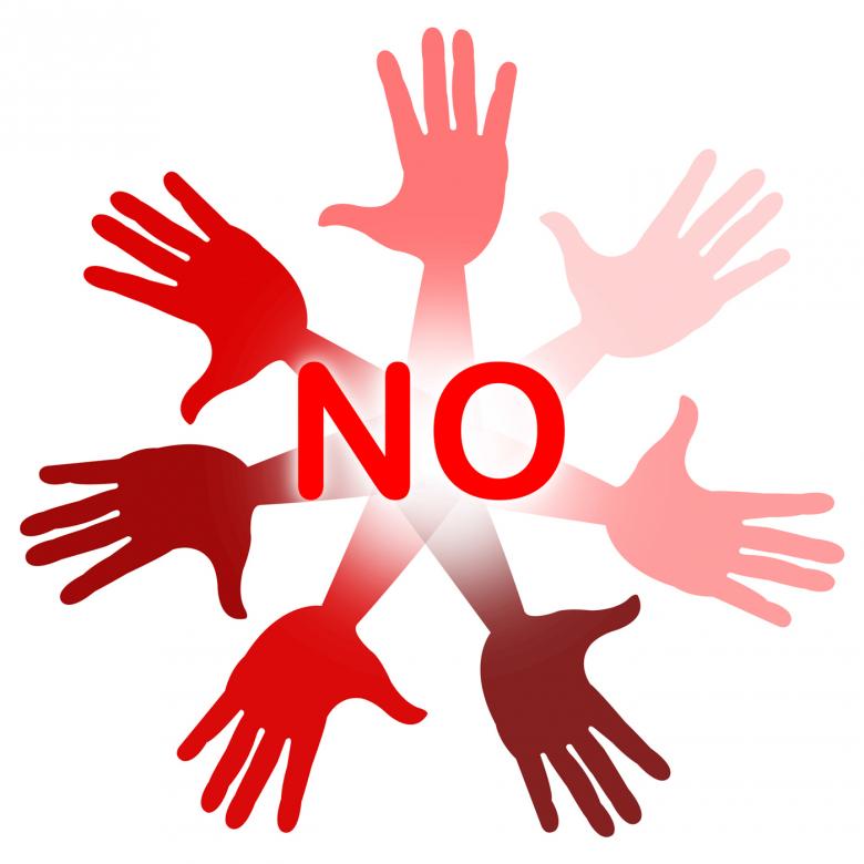 Free stock image of No Hands Indicates Deny Decline And Stop created by Stuart Miles
