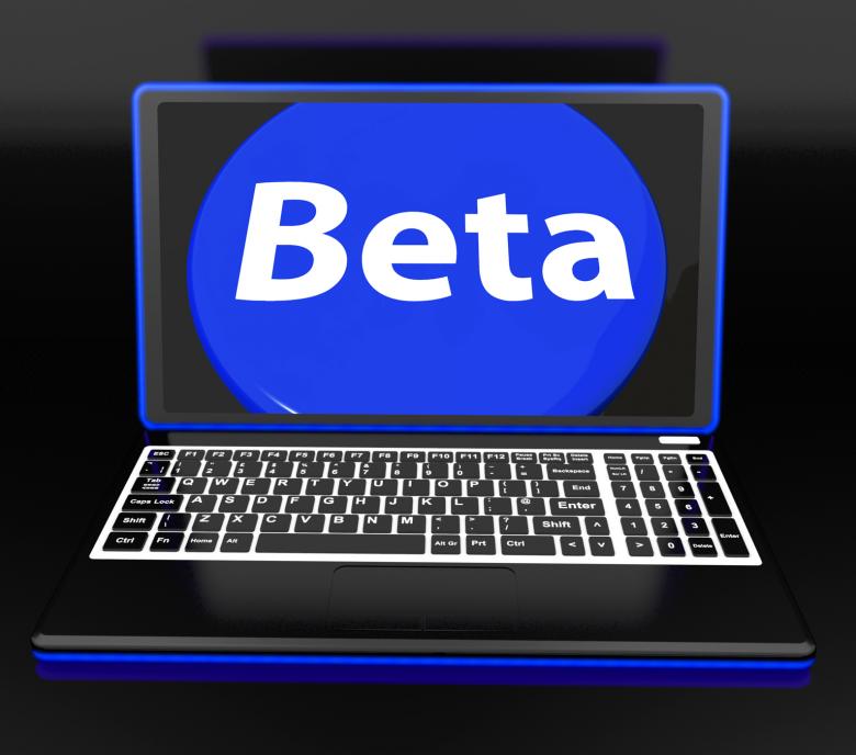 Free stock image of Beta On Laptop Shows Online Demo Software Or Development created by Stuart Miles