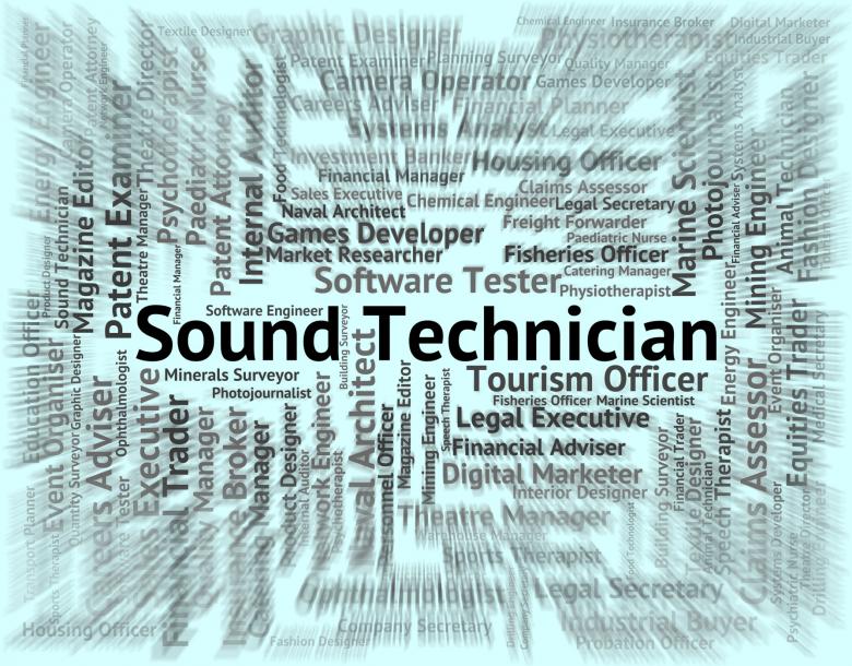 Free stock image of Sound Technician Represents Skilled Worker And Artisan created by Stuart Miles