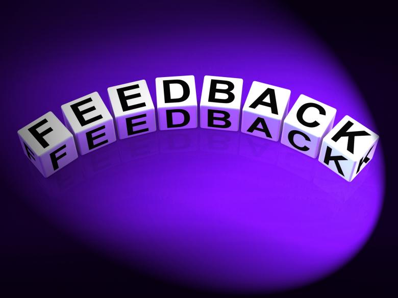 Free stock image of Feedback Dice Means Comment Evaluate and Review created by Stuart Miles